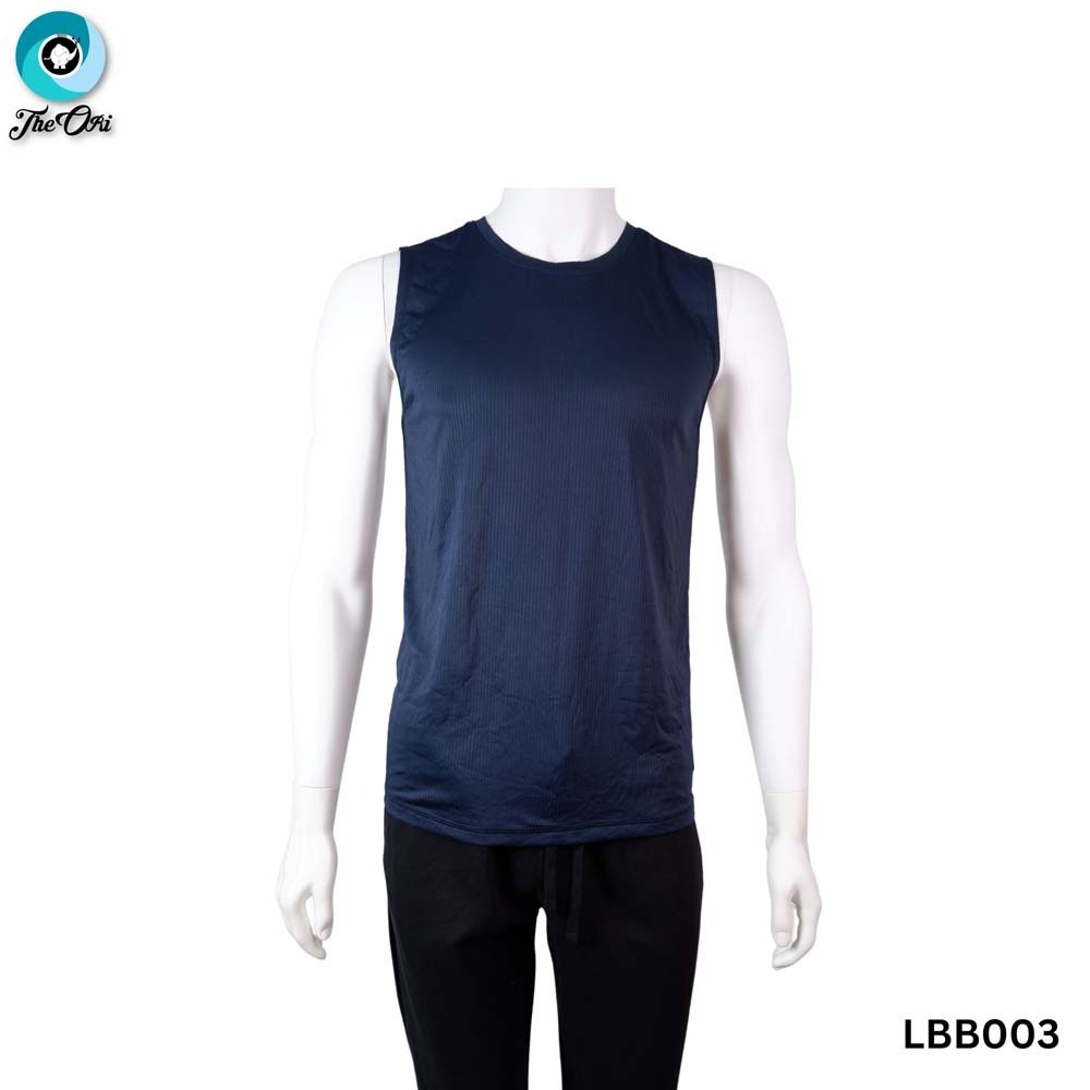 Max & Mia Men Sport Sleeveless Shirt LBB003 Indigo XL