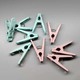 Clothing Portable Clip with Clip Basket 30PCS Pink