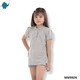 Max & Mia Girl Short-Sleeve Polo Top MM9926 Gray XL