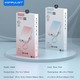 Konfulon A36Q (10000mAh Fast Charging 22.5W Built-in Cable Power Bank) + Lightning Cable Blue