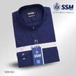 Mandarin Collar Shirt Long Sleeve XL (Dark Blue) SSM-O-P-S-063