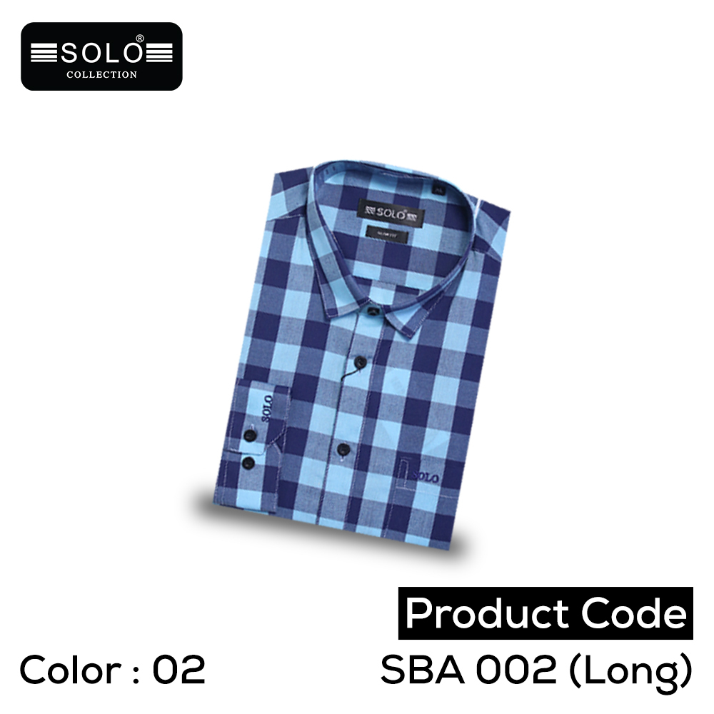 SOLO COLLLECTION SBA 002 (Long) Slim Fit Shirt Extra Large 02