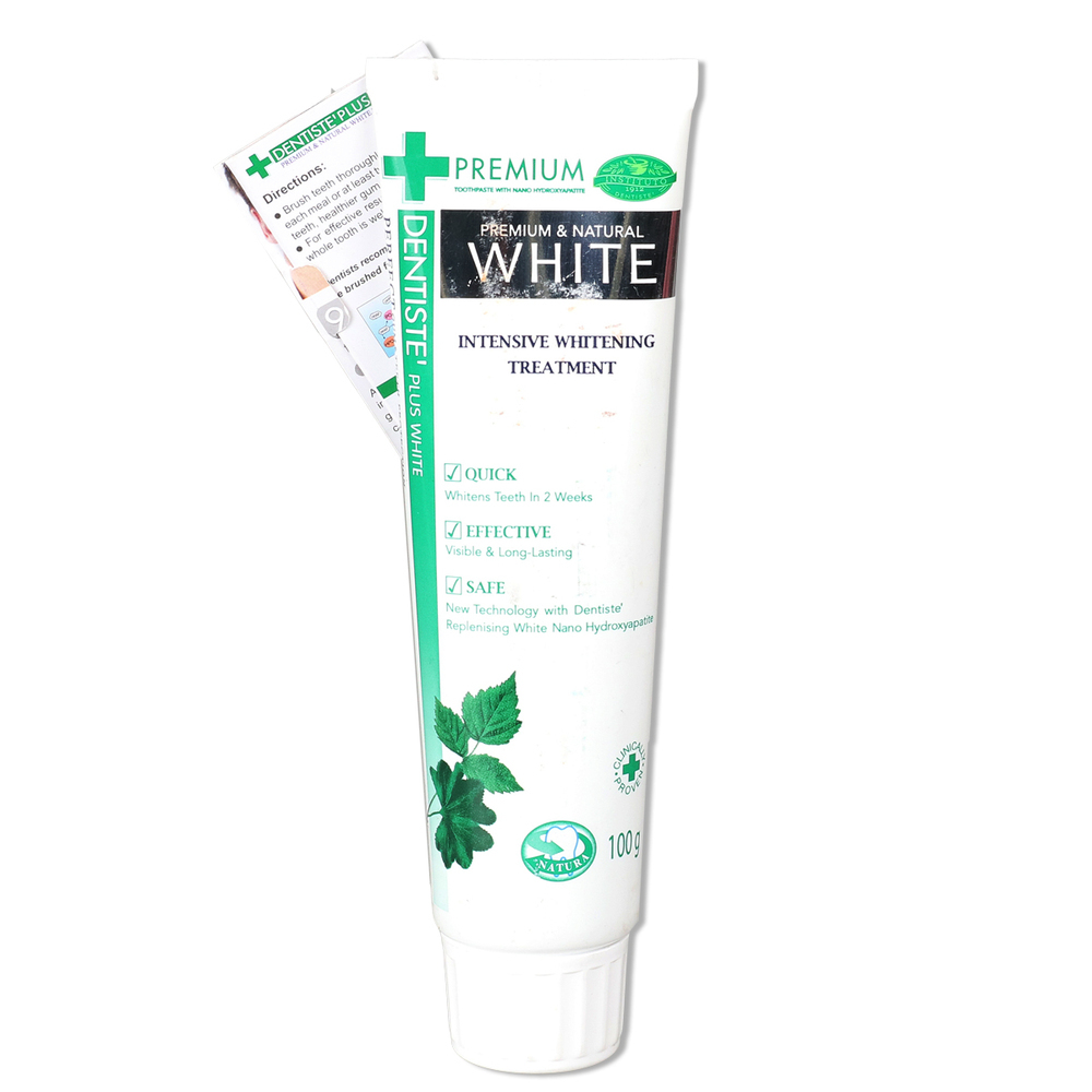 Dentiste Plus White Premium & Natural Intensive Whitening Treatment Toothpaste 100G