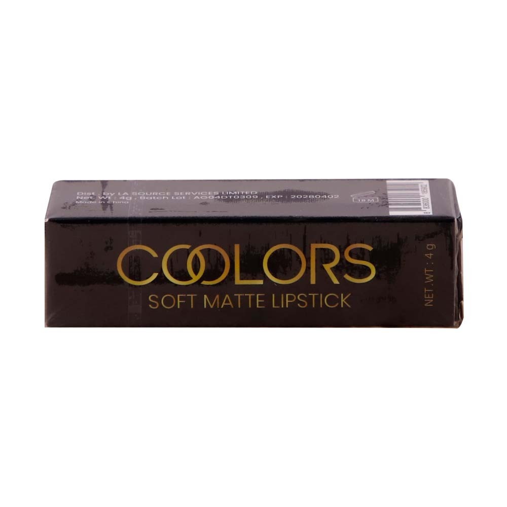 Coolors Soft Matte Lipstick 4G 04