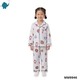 Max & Mia Kid Unisex Cotton Puff Long Sleeve Pajamas Set MM9946 White S (3/4yrs)