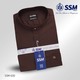 Madarin Collar Shirt Short Sleeve Large (Wood Brown) SSM-O-P-S-030
