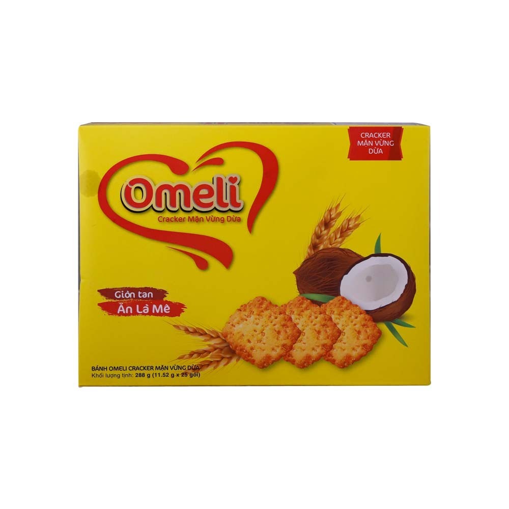 Omeli Sesame Coconut Cracker 288G