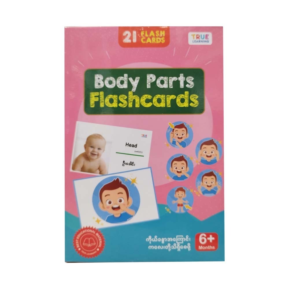 Body parts Flashcards 21 cards