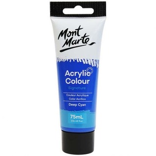 Mont Marte Studio Acrylic Colour Paint 75ML Rose Madder
