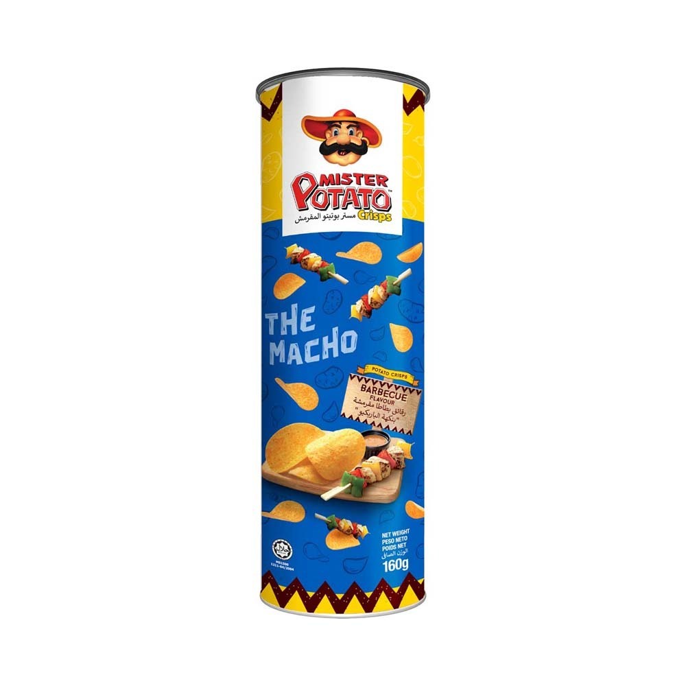 Mister Potato Crisps Barbecue 160G