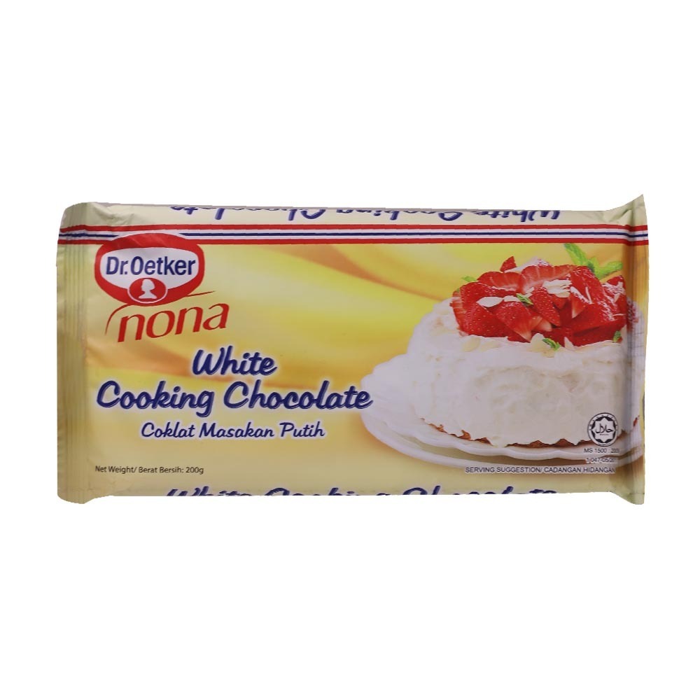 Dr Oetker White Cooking Chocolate 200G