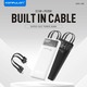 Konfulon A38Q (10000mAh Fast Charging 22.5W Built-in Cable Power Bank) Black