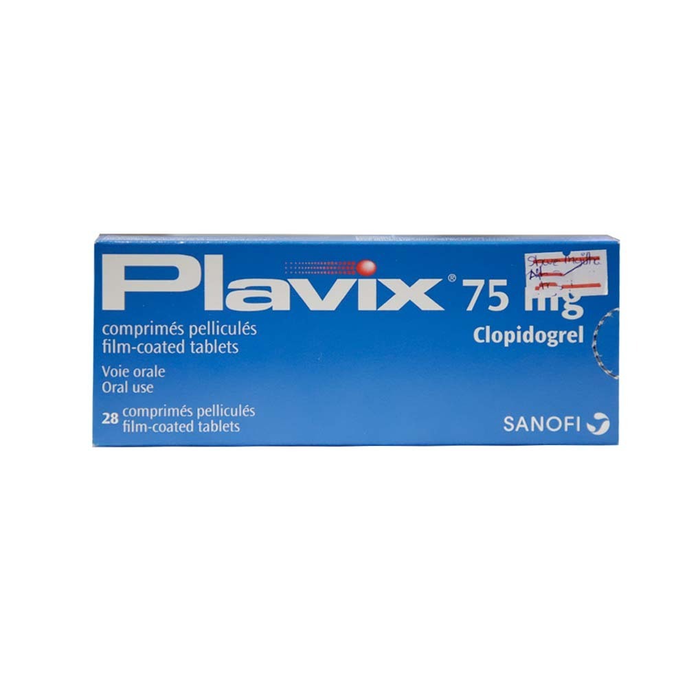 Plavix 75MG Clopidogrel 14PCS x 2