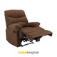Furinbox  Riley Fabric Manual Recliner 1/S Brown