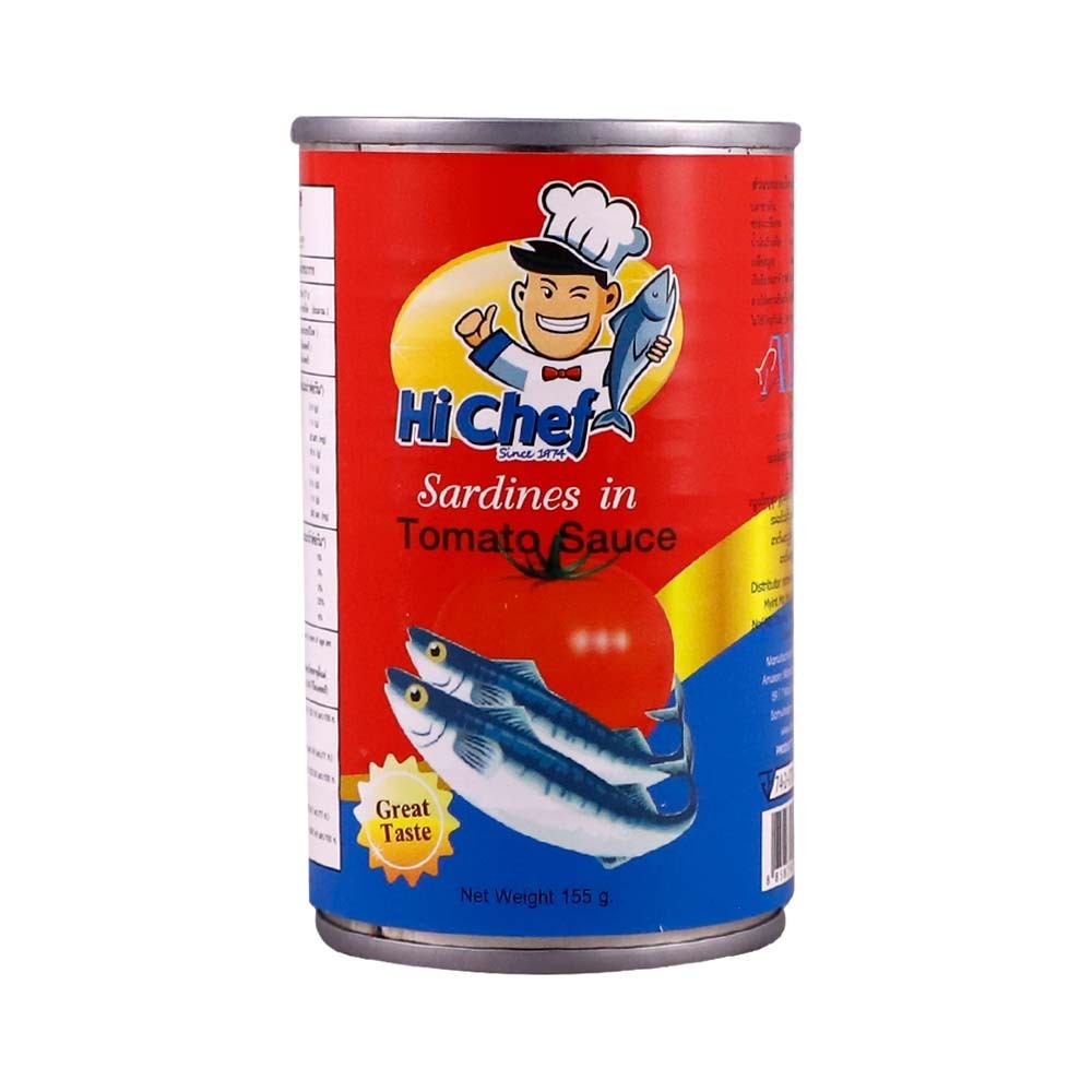 Hi Chef Sardines In Tomato Sauce 155G