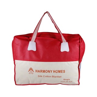 Harmony Homes Cotton Blanket 5x6.5ft Red