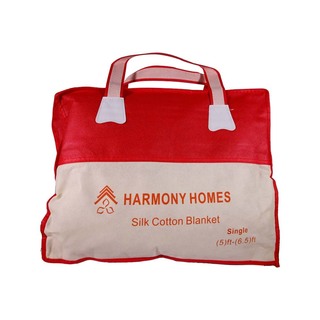 Harmony Homes Cotton Blanket 5x6.5ft Red