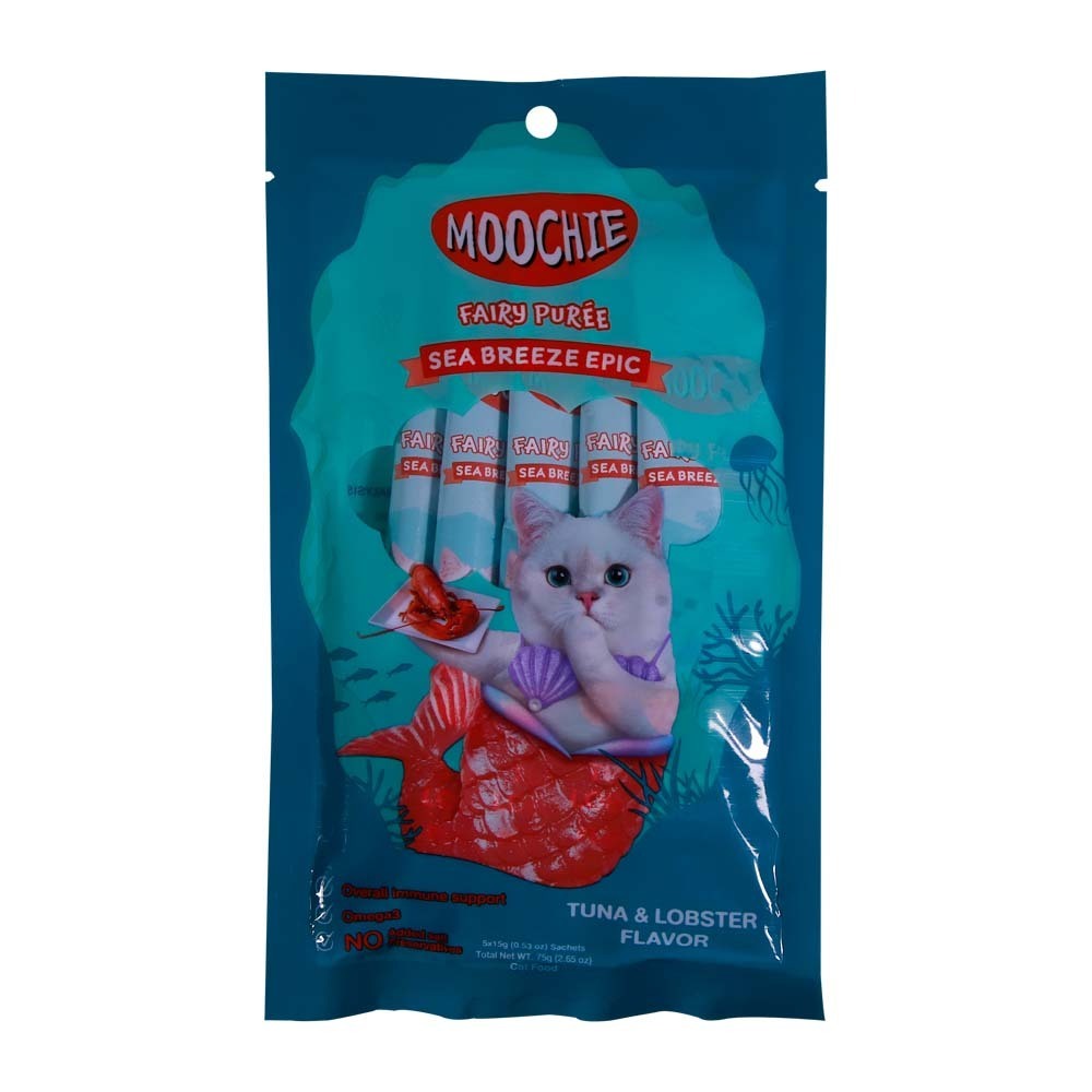 Moochie Wet Food Tuna & Lobster 15G x 5