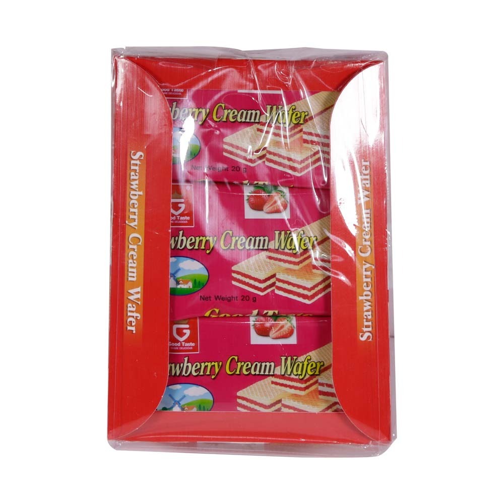 Good Taste Strawberry Cream Wafer 240G