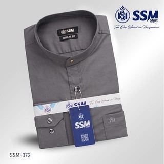 Mandarin Collar Shirt Long Sleeve 2XL (Frozen Blue) SSM-O-P-S-051