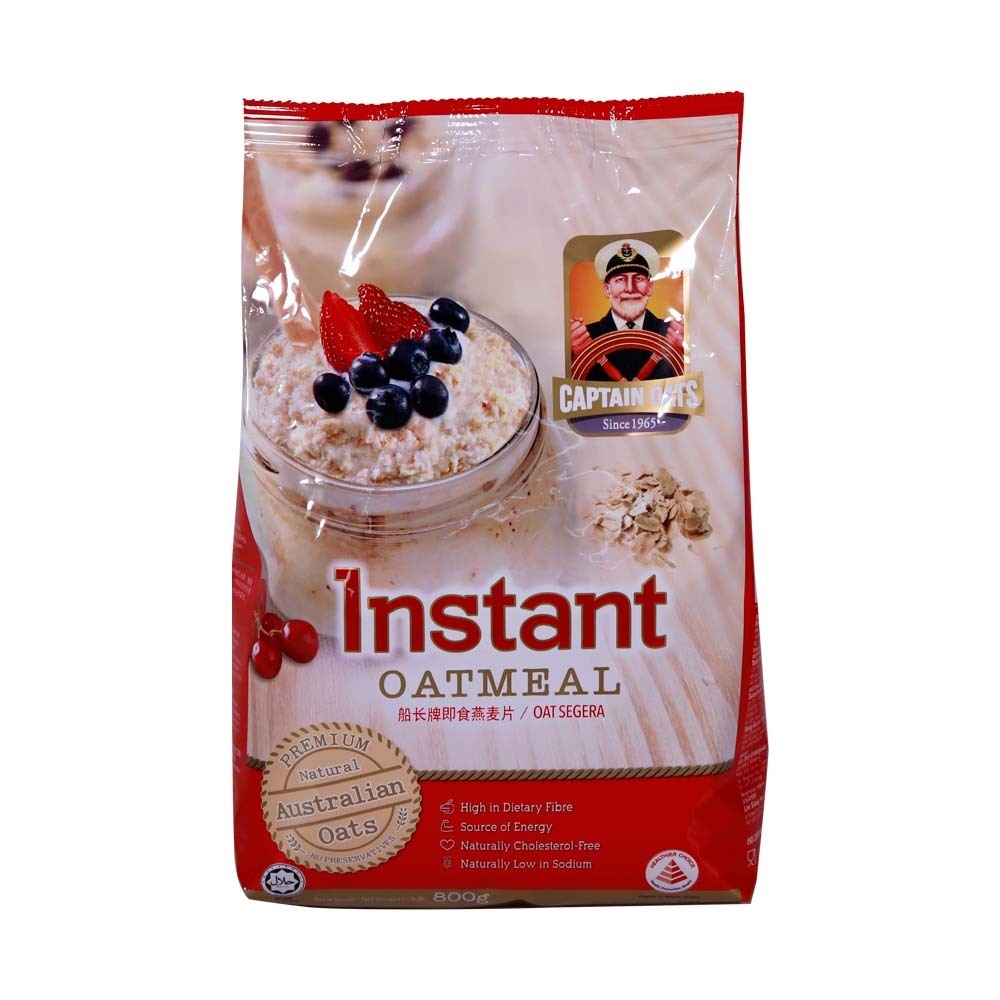 Captain Oats Instant Oatmeal 800G