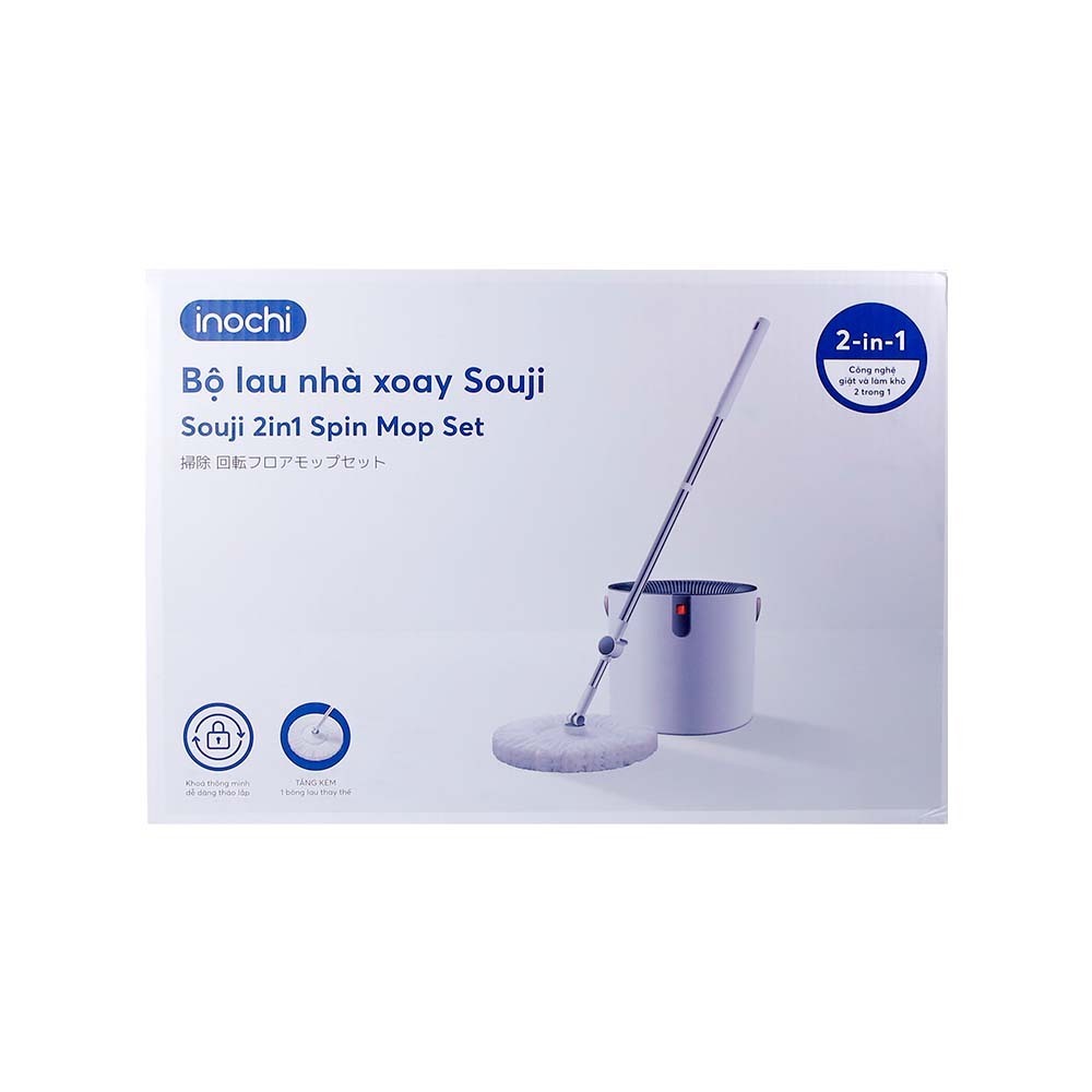 Inochi Souji Spin Round Mop Set 2in1 BOLN.XOAYSJI