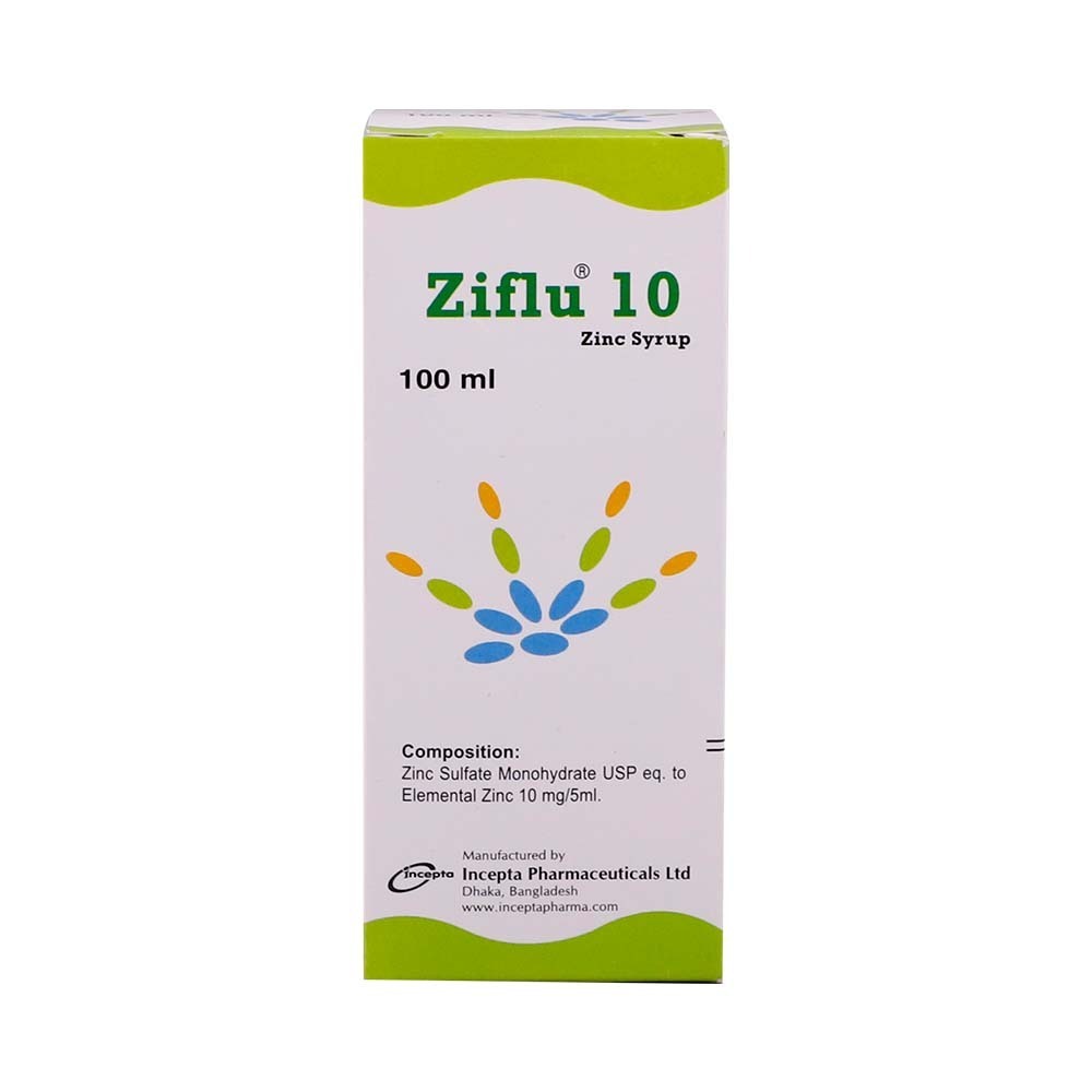 Ziflu 10 Zinc Syrup 100ML