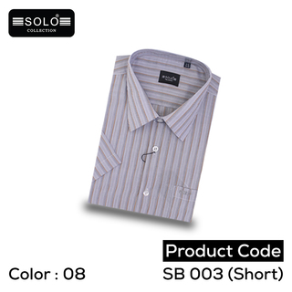 SOLO COLLLECTION SB 003 (Short) Regular Shirt Large 23
