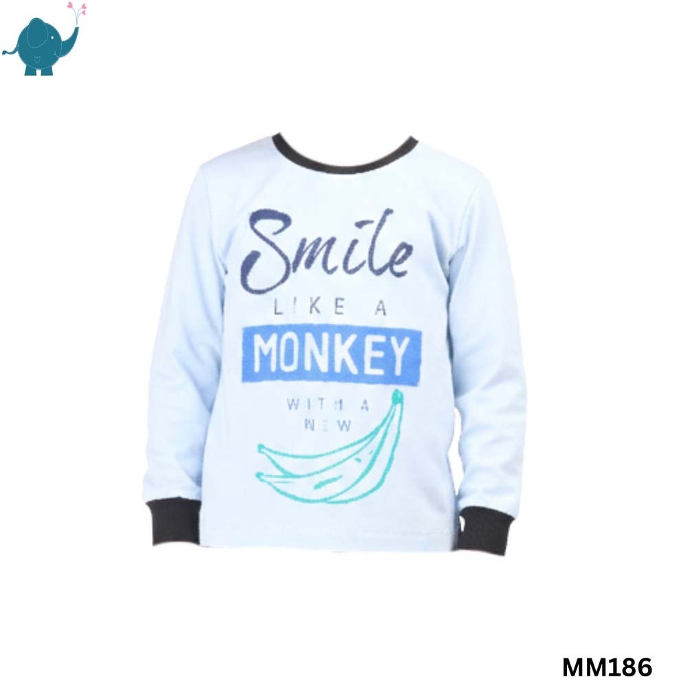 Max & Mia Boys Long Sleeve Top MM186 Small