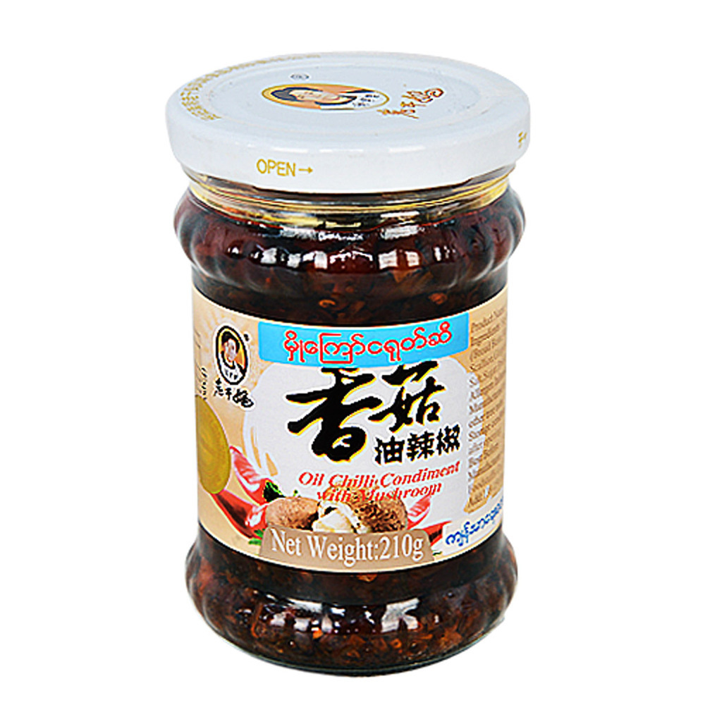 Laoganma Oil Chilli With  Mushroom 210G