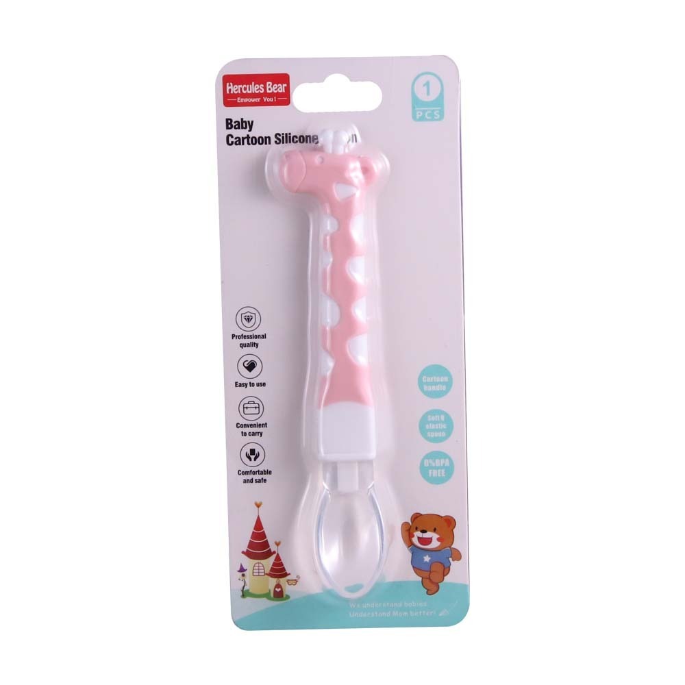 Hercules Bear Cartoon Silicone Spoon No.9228
