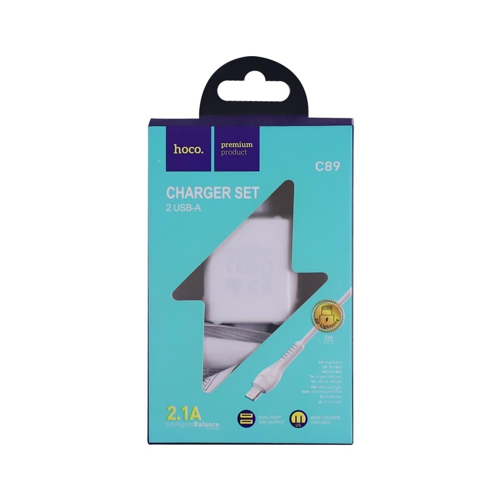 Hoco Charger Set Lightning C89