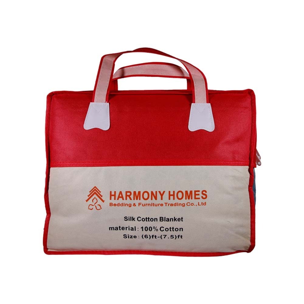 Harmony Homes Cotton Blanket 6x7.5ft Teal