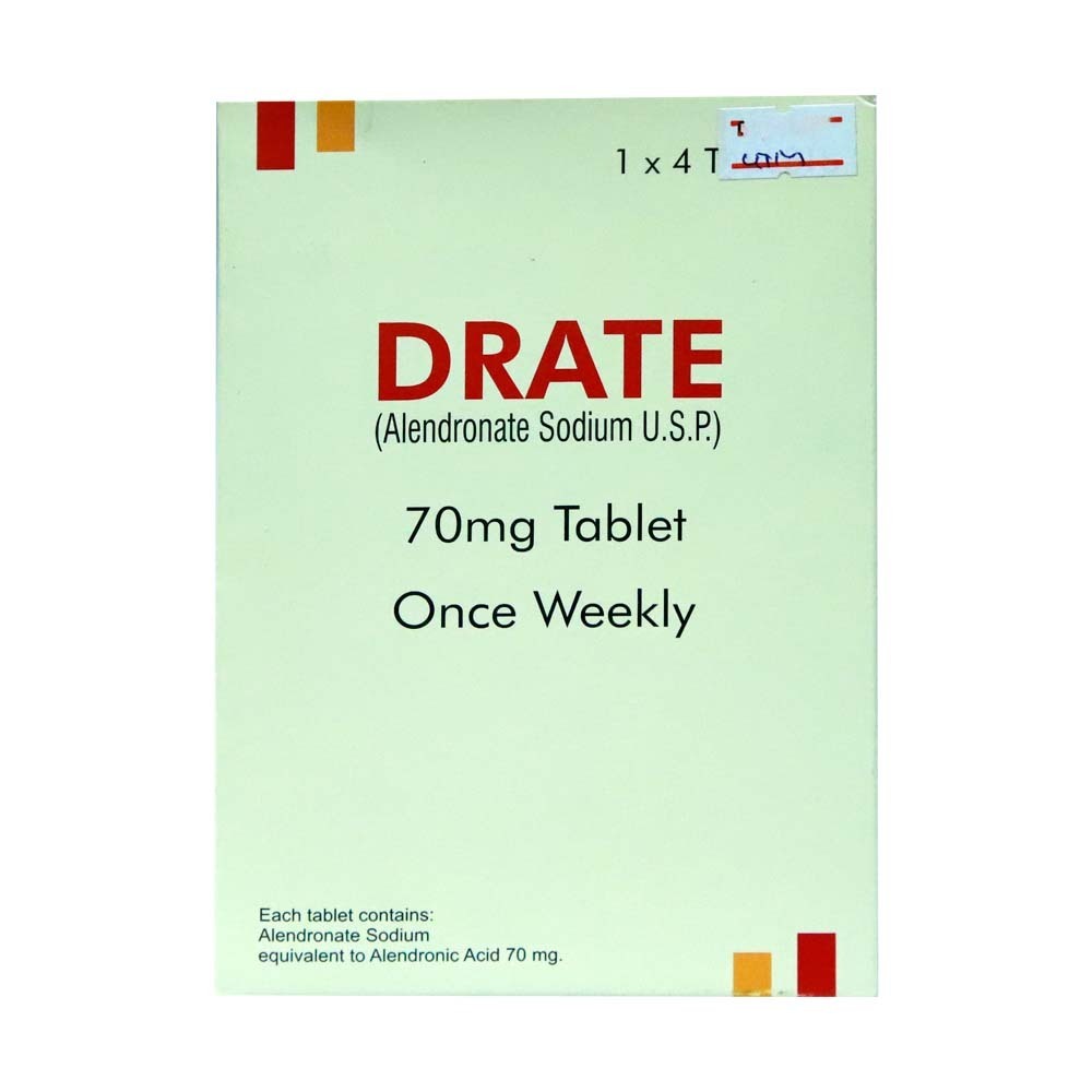 Drate Alendronate Sodium U.S.P 70MG 4PCS