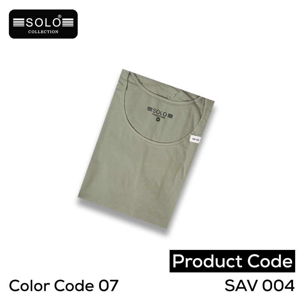 SOLO COLLLECTION Men Plain Vest SAV 004 (Code 07-XXL)
