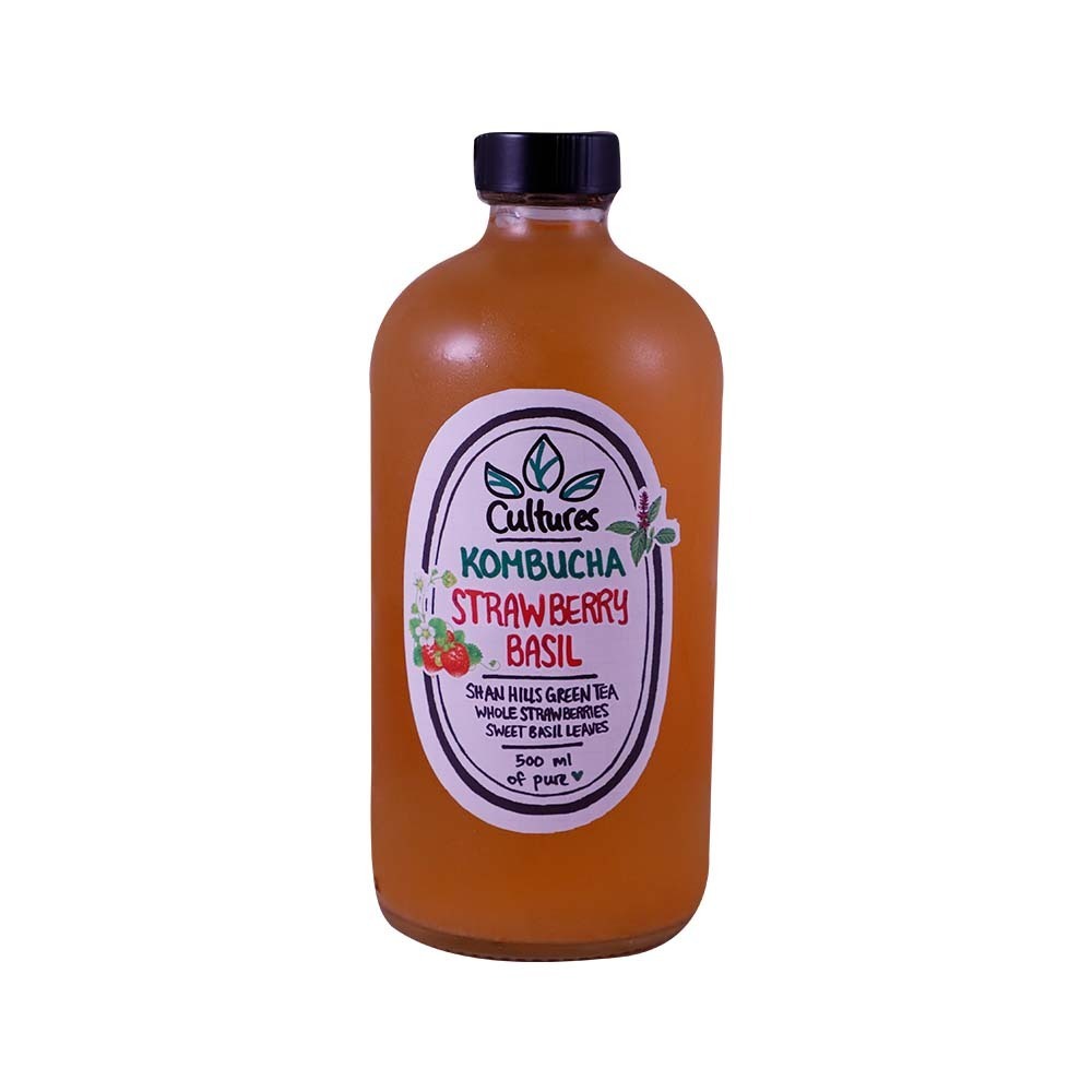 Cultures S`Berry Basil Kombucha 500ML