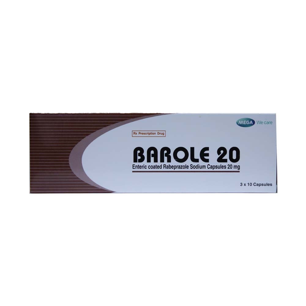 Barole 20 Rabeprazole Sodium 20MG10PCSx3