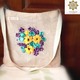 90s Belle Jute But Cute Shoulder Bag Rounder Purple Code No.048