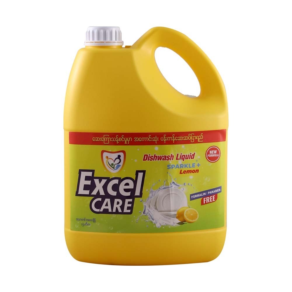 Excel Care Dishwashing Liquid Lemon 5L