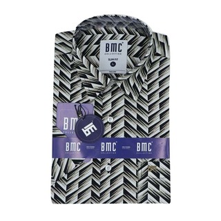 BMC Slimfit Shirts Short Sleeve 2320053 (Design-2) Large