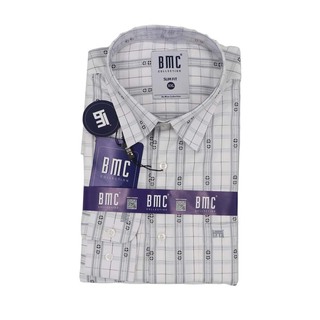 BMC Men Slimfit Shirt Long Sleeve 1330079 Brown XXL