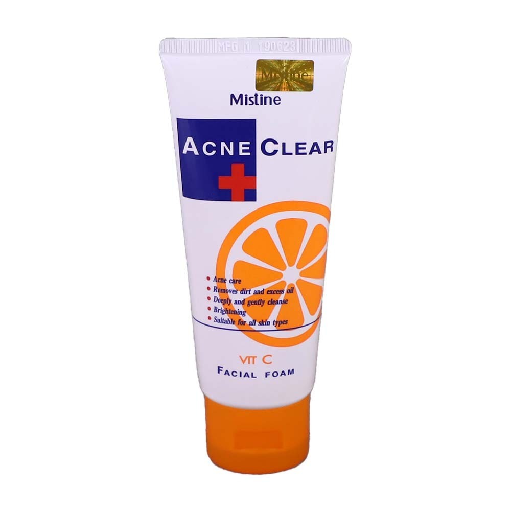 Mistine Acne Clear Vitamin C Facial Foam Cleanser 85G
