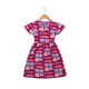 Khay May Flower Dress Red Medium (1.5yrs-3yrs)