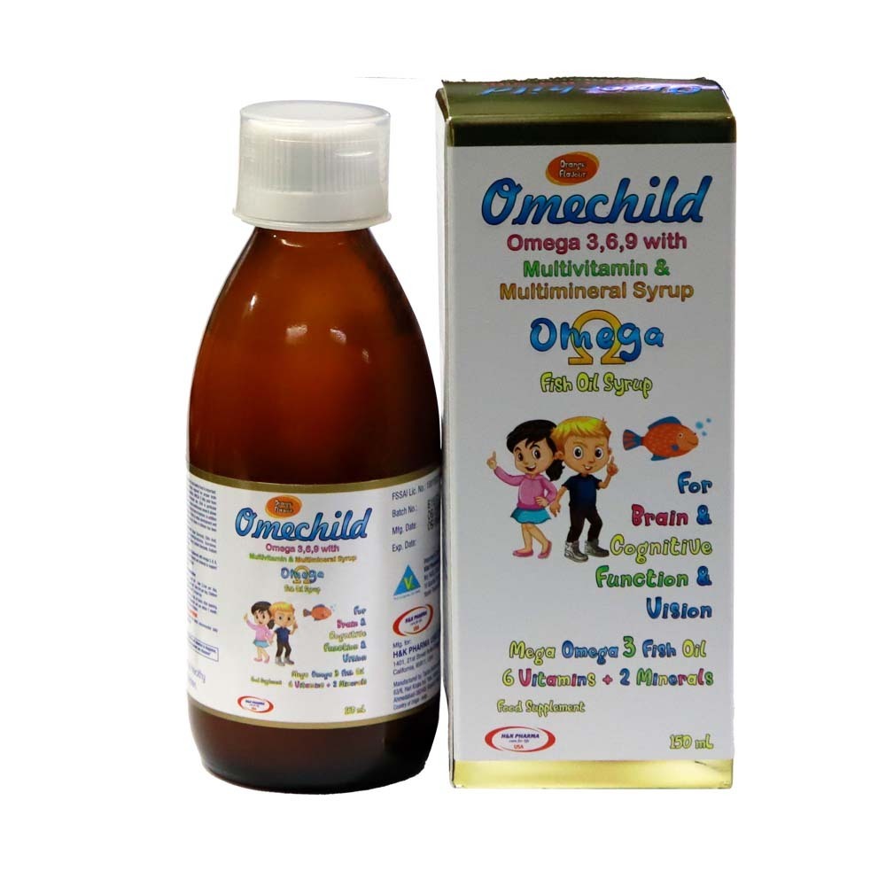 Omechild Omega 3-6-9 with Multi & Mineral Syrup 150ML