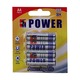 Power Battery AA Size 4PCS (Card)