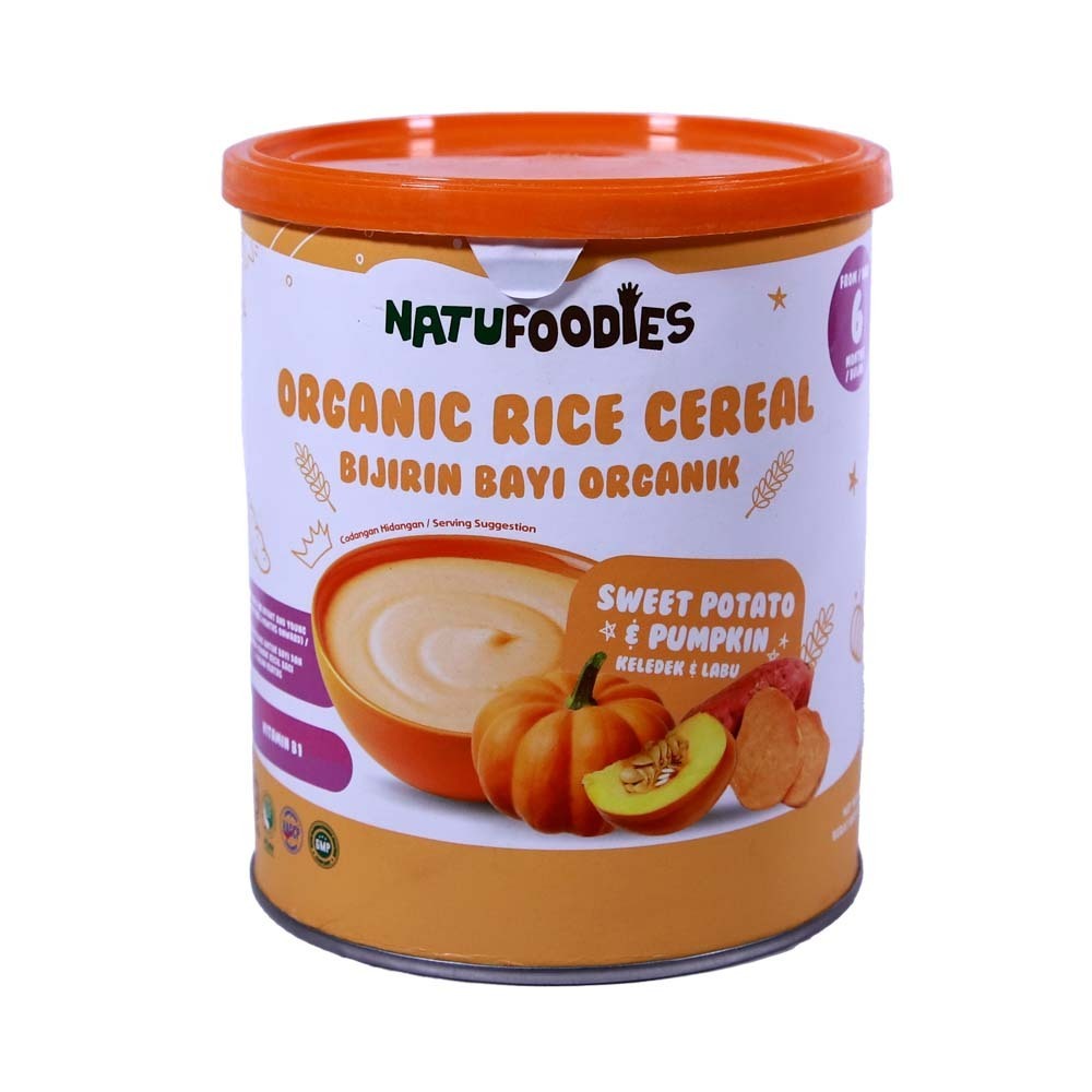 Natufoodies Cereal Sweet Potato & Pumpkin 200G (6M+)