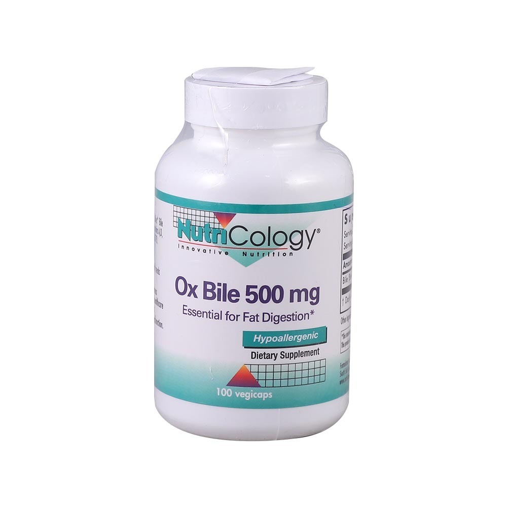 Nutricology Ox Bile 500MG 100PCS