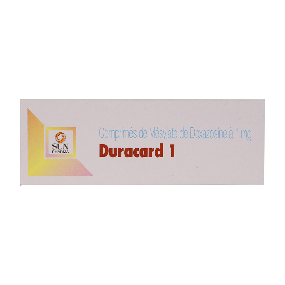 Duracard -1 Doxazosin Mesylate 1MG 10PCS