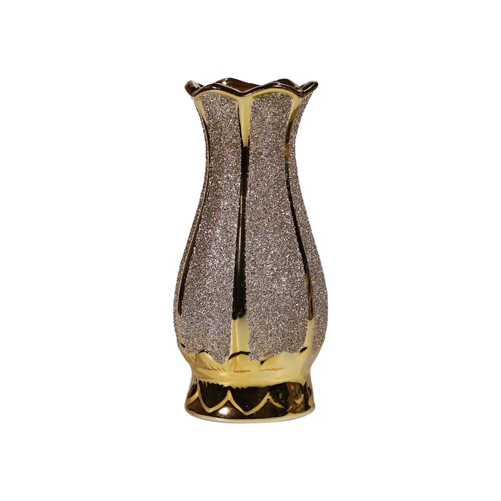 Amly Flower Vase 8in No.011 (Gold)