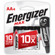 Energizer Max Battery AA Size 4PCS(Card)